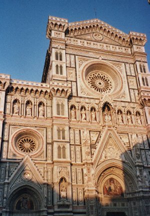 Front fassade of the Duomo