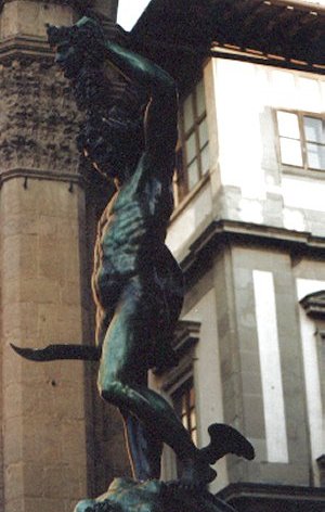 Piazza della Signoria, Statue of Persus holding the Medusa's head