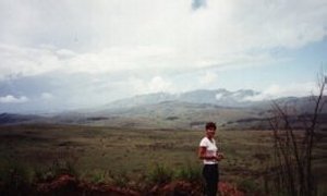 Nyangani Mountain in the background