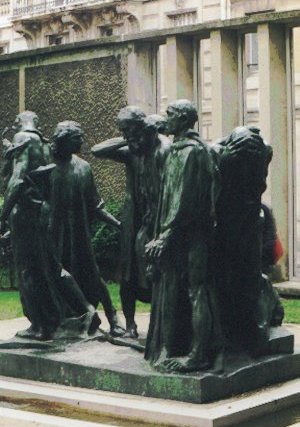 Rodin Sculpture, the Bourgeousie of Calais